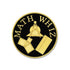 3/4 Inch Gold "Math Whiz" Enameled Lapel Pin-Brooches & Lapel Pins-Lapel Pin Corner