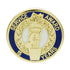 3/4 Inch Gold "Service Award in Years" with Torch and Hand Enameled Lapel Pin-Brooches & Lapel Pins-Lapel Pin Corner