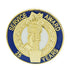 3/4 Inch Gold "Service Award in Years" with Torch and Hand Enameled Lapel Pin-Brooches & Lapel Pins-Lapel Pin Corner
