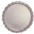 3/4 Inch Round and Plain with Bordered Wreath Lapel Pin-Brooches & Lapel Pins-Lapel Pin Corner