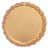 3/4 Inch Round and Plain with Bordered Wreath Lapel Pin-Brooches & Lapel Pins-Lapel Pin Corner