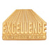 3/4 Inch "Excellence Worthwhile" Lapel Pin - Lapel Pin Corner