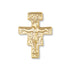 3/4 Inch Gold Crucifix Lapel Pin - Lapel Pin Corner