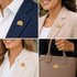 3/4 Inch Gold Leadership Lapel Pin - Lapel Pin Corner