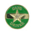 3/4 Inch Gold "Safe Driver" Enameled Lapel Pin - Lapel Pin Corner