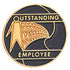 3/4 Inch "Outstanding Employee" Lapel Pin - Lapel Pin Corner