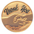 3/4 Inch Thank You Enameled Lapel Pin - Lapel Pin Corner