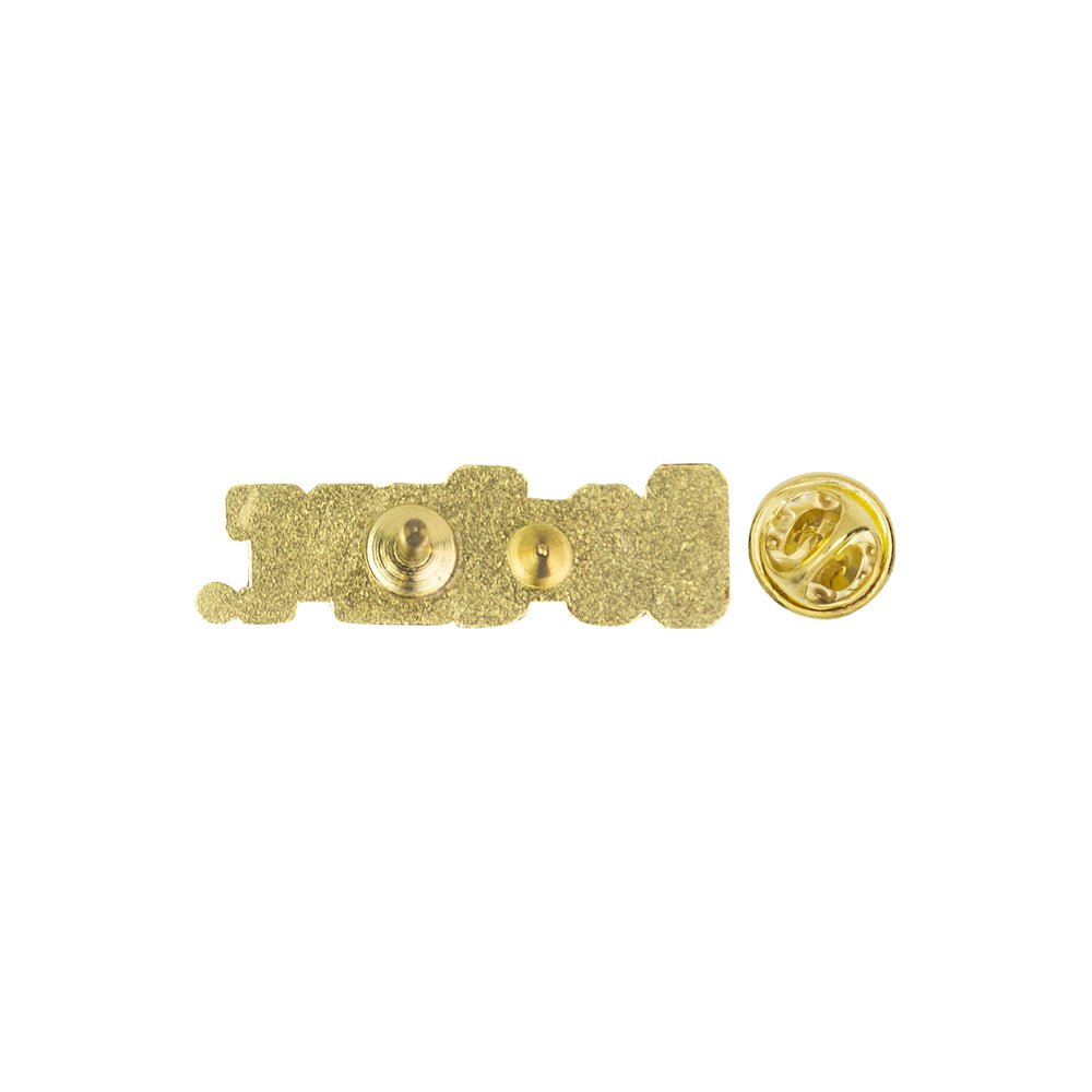 3/8 Inch Gold Co-Captain Chenille Pin-Brooches & Lapel Pins-Lapel Pin Corner
