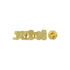 3/8 Inch Gold Co-Captain Chenille Pin-Brooches & Lapel Pins-Lapel Pin Corner