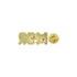 3/8 Inch Gold "MGR"-Manager Chenille Pin-Brooches & Lapel Pins-Lapel Pin Corner