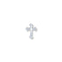 3/8 Inch Budded Ends Cross Lapel Pin - Lapel Pin Corner
