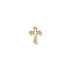 3/8 Inch Budded Ends Cross Lapel Pin - Lapel Pin Corner