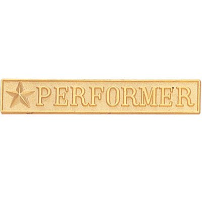 5/15 Inch Gold "Star Performer" Lapel Pin-Brooches & Lapel Pins-Lapel Pin Corner