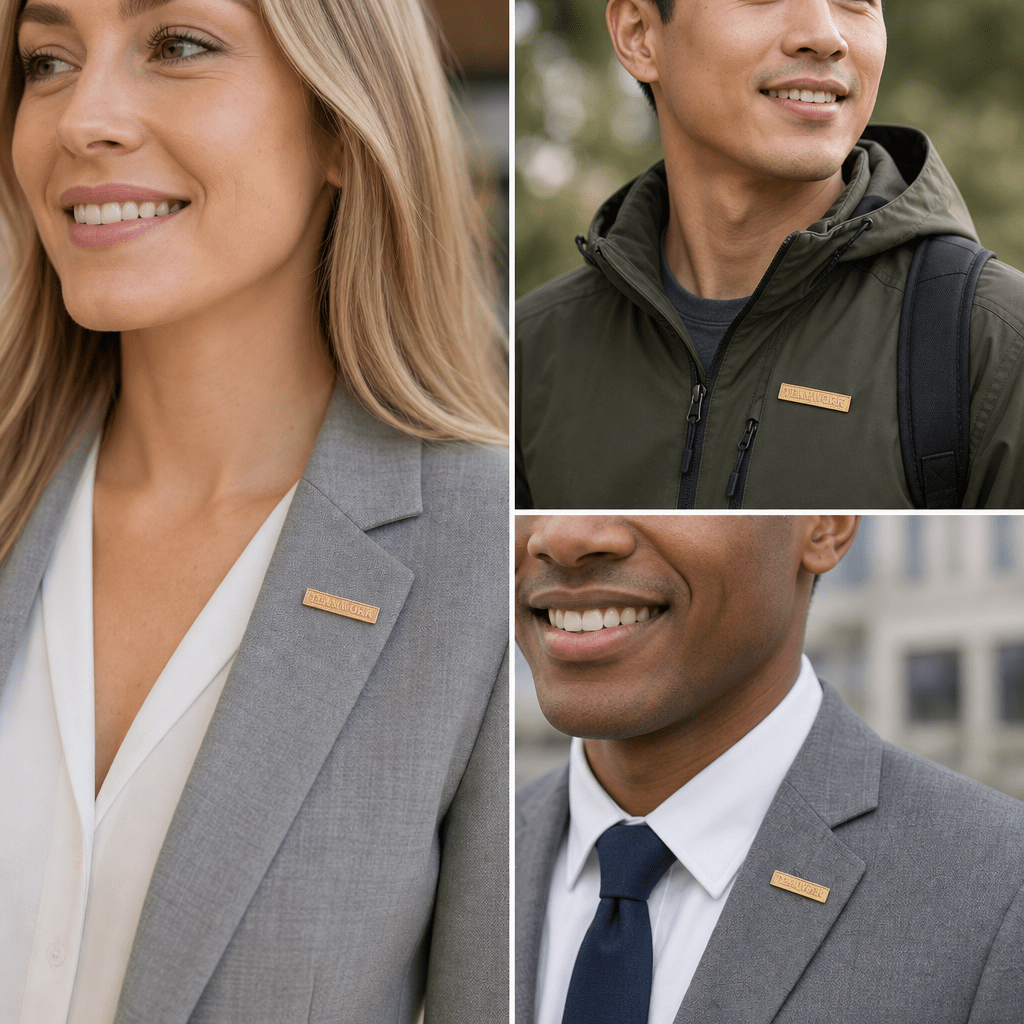 5/15 Inch Gold "Teamwork" Lapel Pin - Lapel Pin Corner