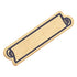 5/16 Inch Gold Plain Scroll Enameled Lapel Pin-Brooches & Lapel Pins-Lapel Pin Corner