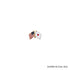 5/8 Inch American-Japanese Flags Enameled Lapel Pin-Brooches & Lapel Pins-Lapel Pin Corner