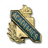 5/8 Inch Gold "Academics" with Torch and Wreath Enameled Lapel Pin-Brooches & Lapel Pins-Lapel Pin Corner
