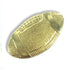 5/8 Inch Gold Football Chenille Pin-Brooches & Lapel Pins-Lapel Pin Corner