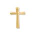 5/8 Inch Gold Maltese Cross Lapel Pin-Brooches & Lapel Pins-Lapel Pin Corner