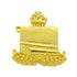 5/8 Inch Gold Plain Scroll Sheet with Wreath Lapel Pin-Brooches & Lapel Pins-Lapel Pin Corner