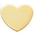 5/8 Inch Gold Polished Heart Lapel Pin-Brooches & Lapel Pins-Lapel Pin Corner