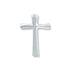 5/8 Inch Silver Maltese Cross Lapel Pin-Brooches & Lapel Pins-Lapel Pin Corner