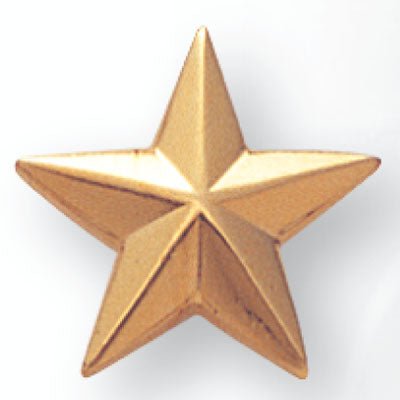 5/8 Gold Star Lapel Pin - Lapel Pin Corner
