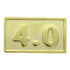 5/8 Inch Gold 4.0 Student GPA Lapel Pin - Lapel Pin Corner