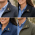 5/8 Inch Gold "Student Council" with Torch and Wreath Enameled Lapel Pin - Lapel Pin Corner
