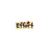 5/8 x 1/4 Inch Gold Enameled Effort Lapel Pin-Brooches & Lapel Pins-Lapel Pin Corner