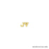 7/16 Inch Gold "JV" Sport Lapel Pin-Brooches & Lapel Pins-Lapel Pin Corner