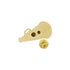 7/16 Inch Gold Megaphone Chenille Pin-Brooches & Lapel Pins-Lapel Pin Corner