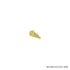 7/16 Inch Gold Megaphone Chenille Pin-Brooches & Lapel Pins-Lapel Pin Corner