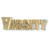 7/16 Inch Gold Varsity Chenille Pin-Brooches & Lapel Pins-Lapel Pin Corner