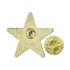 7/8 Inch Bright Gold 3D Textured Star Lapel Pin-Brooches & Lapel Pins-Lapel Pin Corner