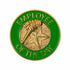 7/8 Inch Bright Gold Green "Employee of the Day" Lapel Pin-Brooches & Lapel Pins-Lapel Pin Corner