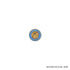 7/8 Inch Bright Gold Light Blue "Team Member of the Day" Lapel Pin-Brooches & Lapel Pins-Lapel Pin Corner