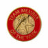 7/8 Inch Bright Gold Red "Team Member of the Week" Lapel Pin-Brooches & Lapel Pins-Lapel Pin Corner