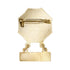 7/8 Inch Enameled Brass Hospital Volunteer Service "3000 Hours" Lapel Pin-Brooches & Lapel Pins-Lapel Pin Corner
