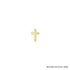 7/8 Inch Gold Cross Chenille Pin-Brooches & Lapel Pins-Lapel Pin Corner