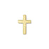 7/8 Inch Gold Cross Chenille Pin-Brooches & Lapel Pins-Lapel Pin Corner