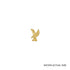 7/8 Inch Gold Eagle Lapel Pin-Brooches & Lapel Pins-Lapel Pin Corner