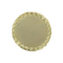 7/8 Inch Gold Plain Insert Medal with Bordered Wreath Lapel Pin-Brooches & Lapel Pins-Lapel Pin Corner