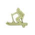 7/8 Inch Gold Skiing Chenille Pin-Brooches & Lapel Pins-Lapel Pin Corner