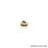 7/8 Inch Gold "Star Performer" Star Enameled Lapel Pin-Brooches & Lapel Pins-Lapel Pin Corner