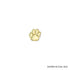 7/8 Inch Paw Print Enameled Lapel Pin-Brooches & Lapel Pins-Lapel Pin Corner