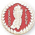7/8 Inch Silver Second Place Lapel Pin-Brooches & Lapel Pins-Lapel Pin Corner
