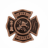 7/8 Inch Bronze Fire Fighter Maltese Cross Lapel Pin - Lapel Pin Corner