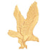 7/8 Inch Gold Eagle Lapel Pin with Quality Clutch - Lapel Pin Corner