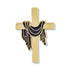 7/8 Inch Gold Enameled Purple Robe Cross Lapel Pin - Lapel Pin Corner